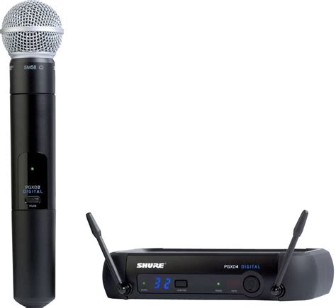 Shure: Microphones, Wireless microphones, in.